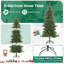 Arbre de Noël artificiel 6 pi avec 370 branches et aiguilles, 22 pommes de pin et 200 lumières-2104029153-2104025116