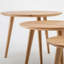 Solid Wood Three Leg Coffee Table