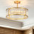 Elonso 4-Light Drum Crystal Flush Mount Light-448145098