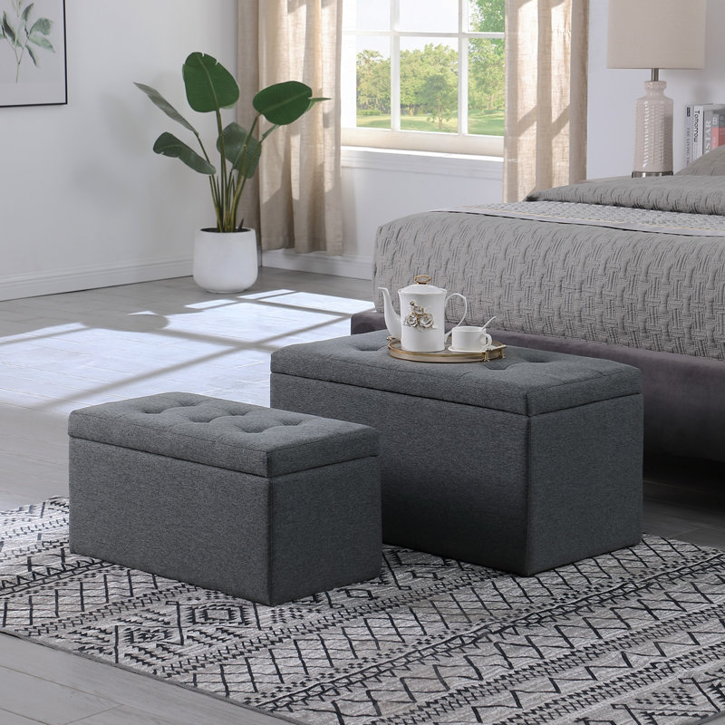 Ottoman Set, Gray