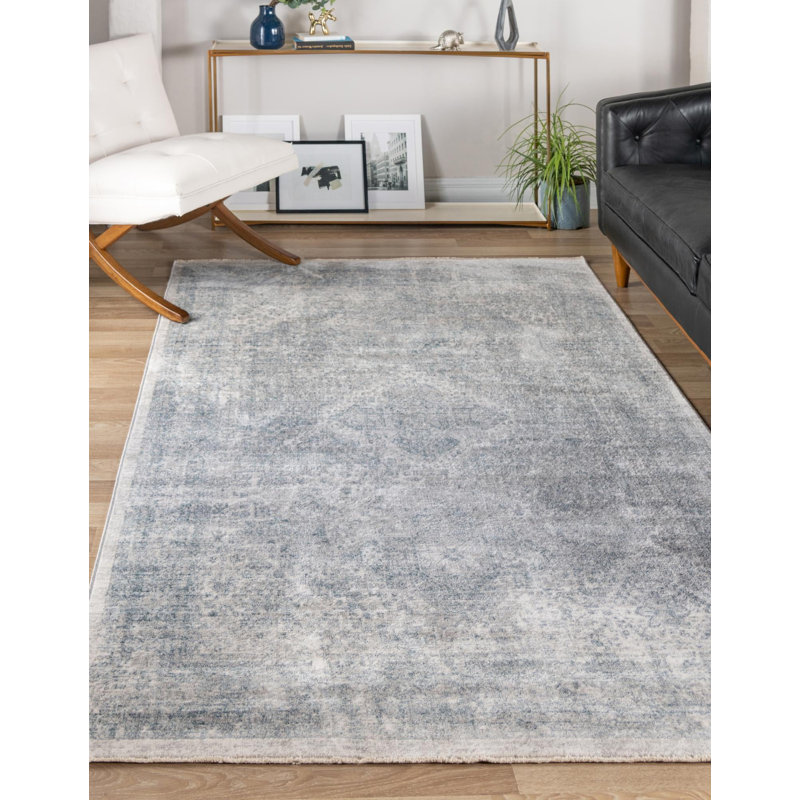 Menands Floral Indoor Rug, Rectangle 5'1" x 7'10"