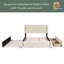 Lit plateforme tapissier avec rangement Keyra-1940005233