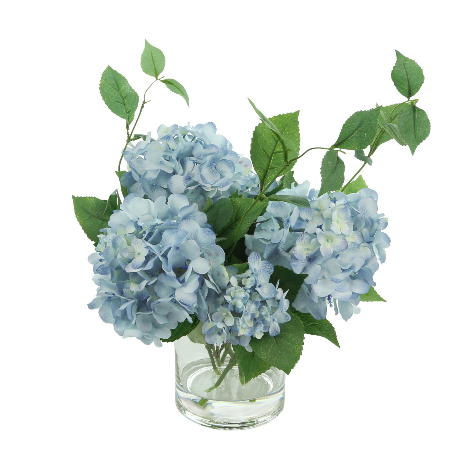 Keenum Hydrangea Floral Arrangement, Blue