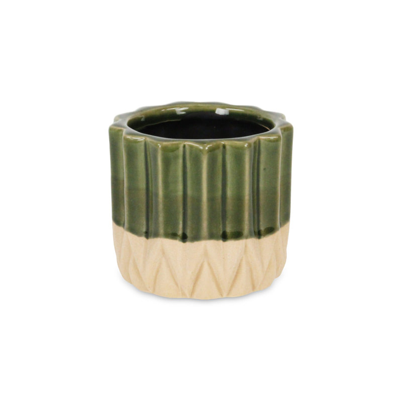 Gyna Handmade Ceramic Pot Planter, 4.5" x 5.5" x 5.5"