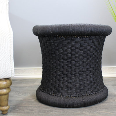 Tabouret d'appoint en rotin Grabowski