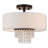 Claudelle Fabric Semi Flush Mount-1326852758