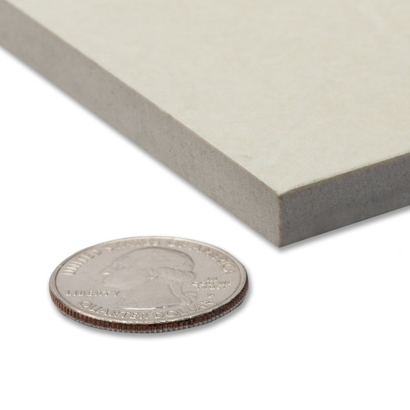 Reve Checker 23-1/2 in. x 23-1/2 in. Porcelain Floor and Wall Tile, White/Beige
