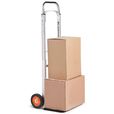 Hand Truck/Sack Truck - Multi-Functional Folding Aluminium Alloy Sack Truck & Dolly For Convenient Lifting & Moving At Home, Office & Outdoors 90kg Capacity