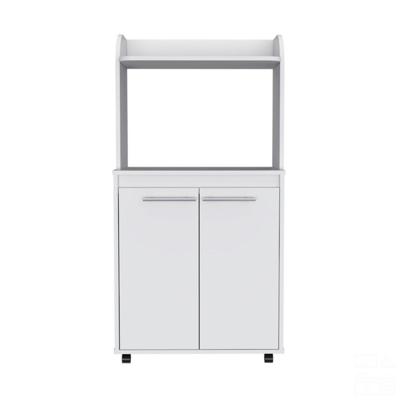 1-Shelf 2-Door Kitchen Pantry