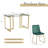 Tariebi 4 - Person Double Pedestal Base Dining Set-359115197