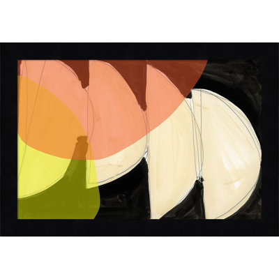 Four Semi Moons I by Gilpin Wood Framed Wall Art Print