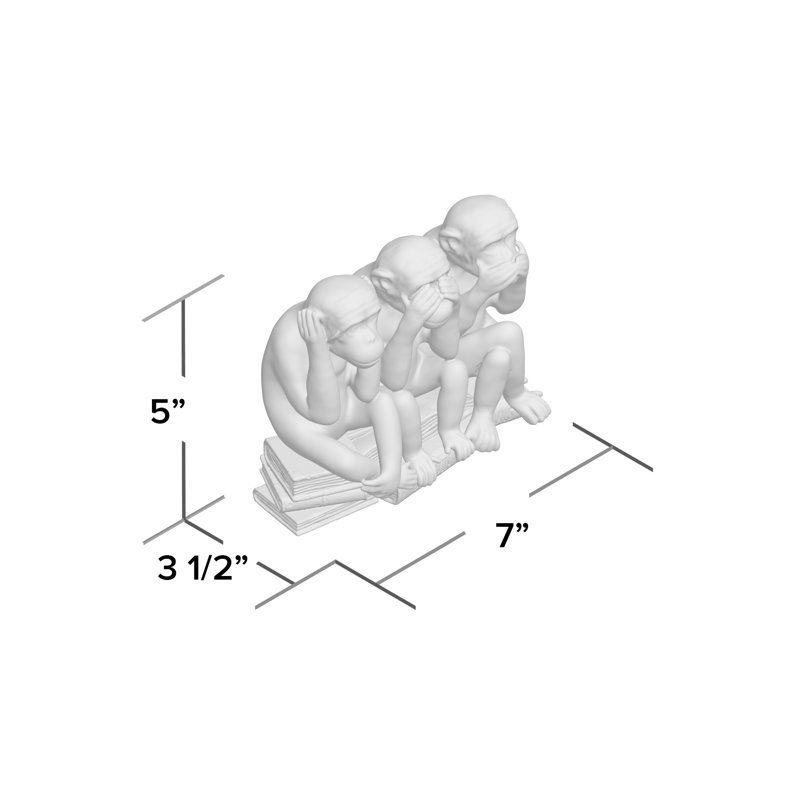 Figurine Carraway Hear, See, Speak No Evil