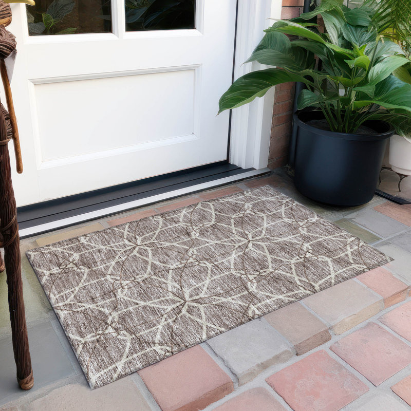  Tapis avec envers antidérapant Alegandro, Rectangle 1 pi 8 po x 2 pi 6 po
