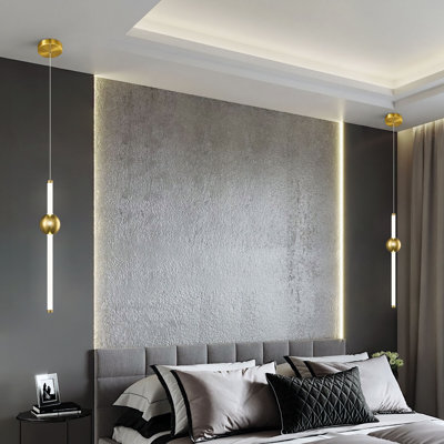 Modern Pendant Lights Kitchen Island LED Dimmable Lamp for Dining Room Hallway Bedroom