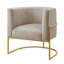 Fauteuil d'appoint rembourré Lanre-343350548