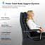 Fauteuil de direction électrique en cuir avec repose-pieds, chaise de bureau inclinable grande et grande de 600 lb, massage 3D et soutien lombaire, chaise d'ordinateur robuste à haut dossier et hauteur réglable