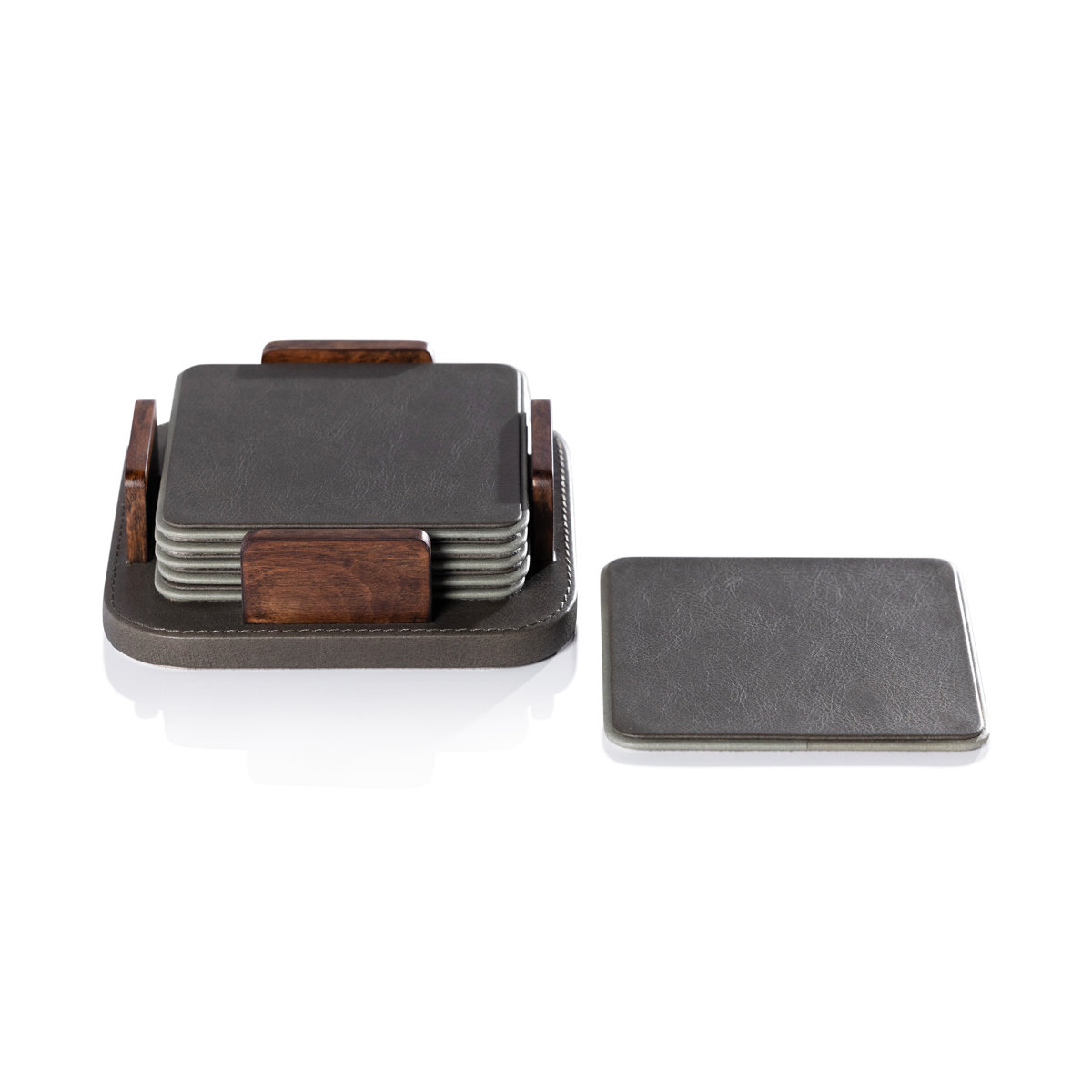 Zodax Sotto Leather Coaster