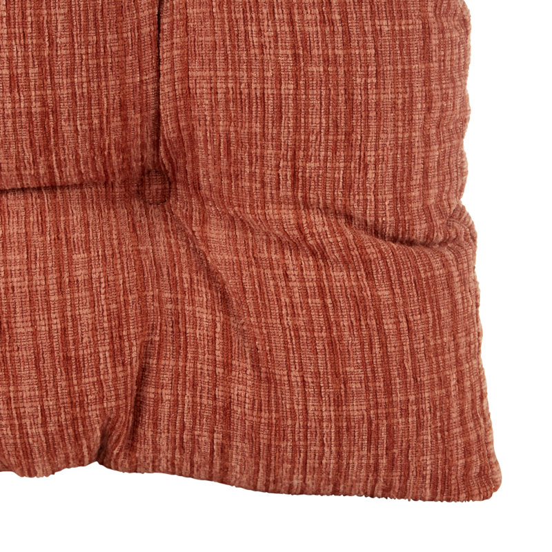 Coussins de siège larges antidérapants 17 po x 17 po, Argile