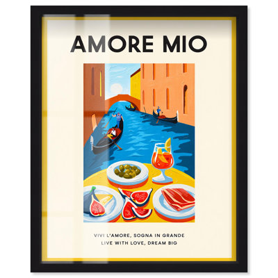Love's Grand Vision Shadowbox Print Retro Summer Prints by Art Remedy