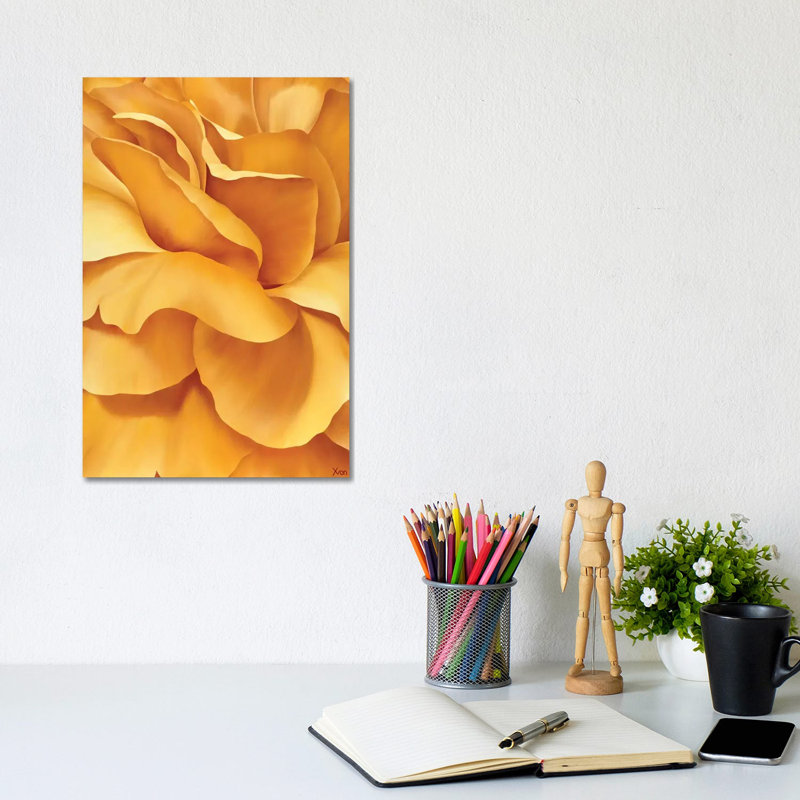 Magnificent Flower I by Yvonne Poelstra-Holzhaus - Wrapped Canvas Print, 30.48cm H x 20.32cm W x 1.91cm D