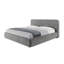 Dearborn King Bed in Contessa Dove Fabric-2145297441