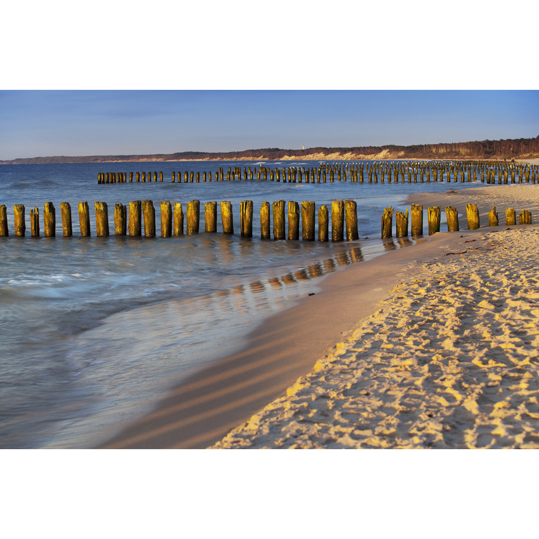 Strand von Gosiek-B - Leinwandbild