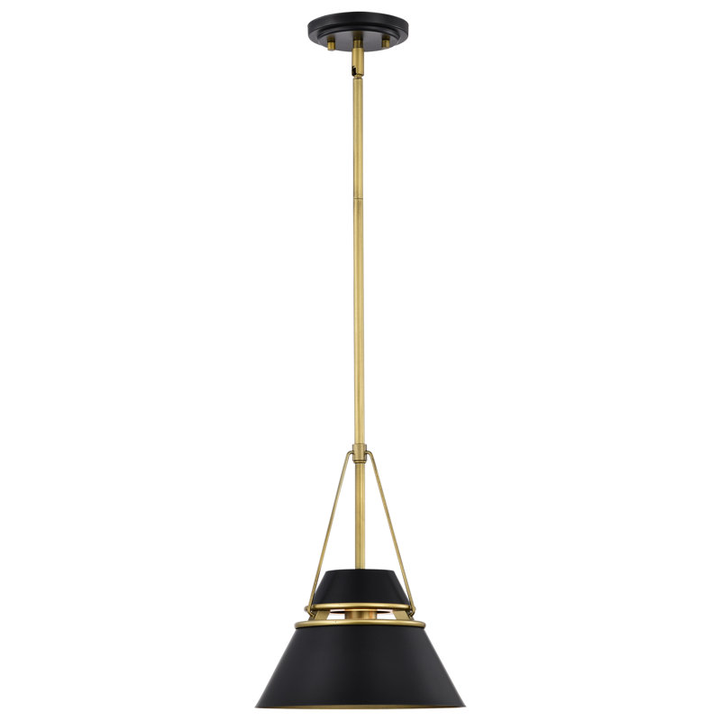 Maricarmen 1 - Light Cone Pendant, Matte Black, 51.5" H x 10" W x 10" D