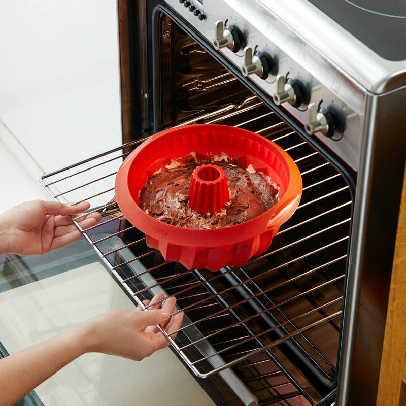 Lékué Silicone Deep Savarin Cake Mould, 22 Cm 