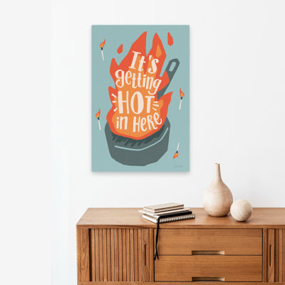 Hot In Here I - Blue Cooking Flame Flames Art