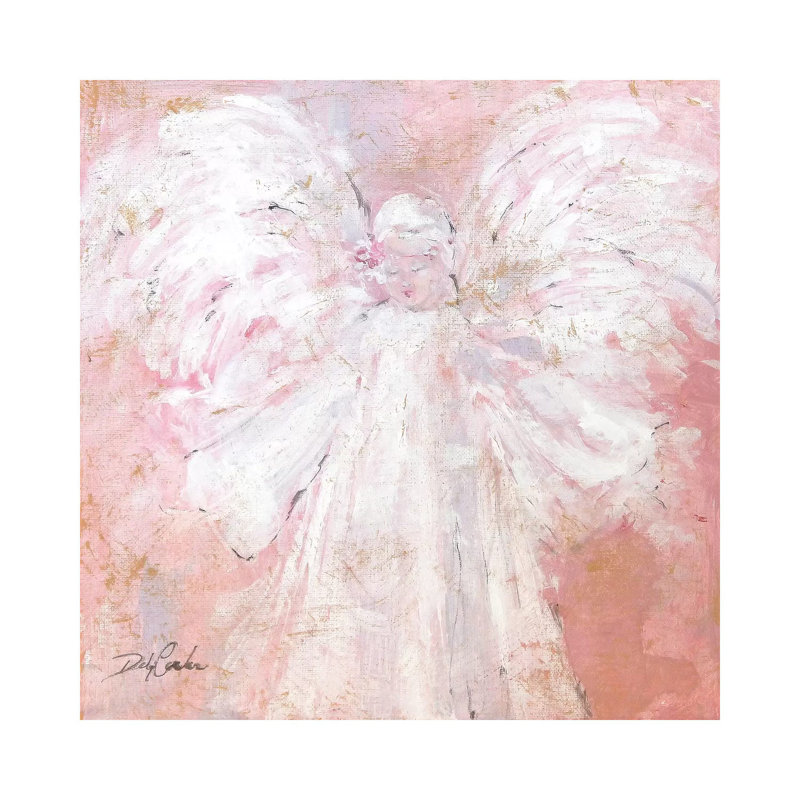 Under My Wings by Debi Coules - Wrapped Canvas Painting, 45.72 cm H x 45.72 cm W x 3.175 cm D