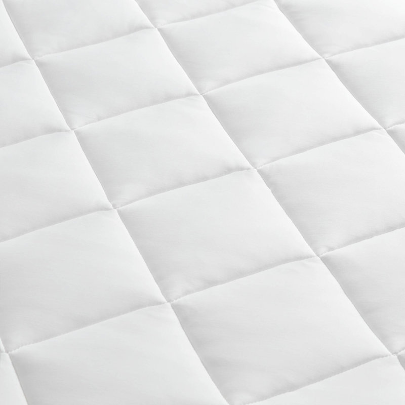 Surmatelas à poches profondes blanc, Grand lit