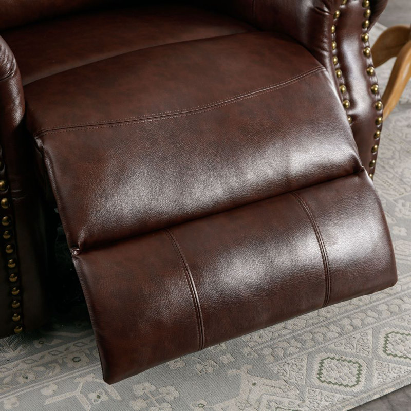 Fauteuil inclinable électrique de 38 po Maxwellton, Brun rustique