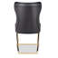 Chaise d'appoint rembourrée en similicuir Riddick-31014662-31014666