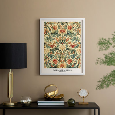 Reproduction encadrée de bois massif de la série CMVII de la série WALMRIS