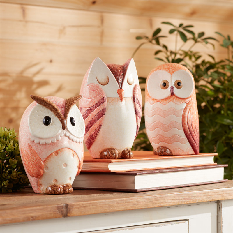 Terra Cotta Owl Décor