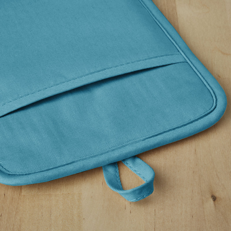 KitchenAid Ribbed Soft Silicone Potholder, Ocean Drive