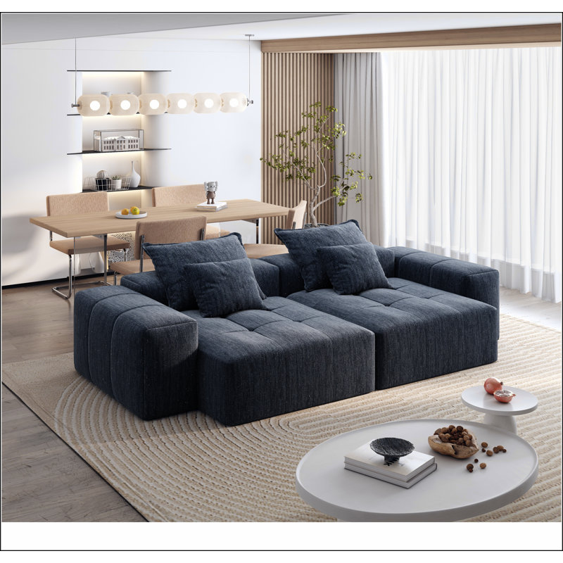 Canapé modulaire surdimensionné Modern, Bleu
