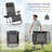 Zero Gravity Lawn Chairs Foldable Patio Recliner Lounge Outdoor Camp Chairs W/Pillow & Cup Holder-1992039612