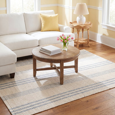 Tapis suédois en coton tissé à la main
