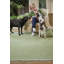 Herringbone Washable Green Rug-1962811840