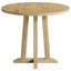 Table de salle à manger, combinant 80 cm de hauteur, 4 couverts, design ajustable et fini grain de bois