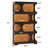 Practical Display Shelves,Bookshelf,S-Shaped Storage Bookcase-2133771103