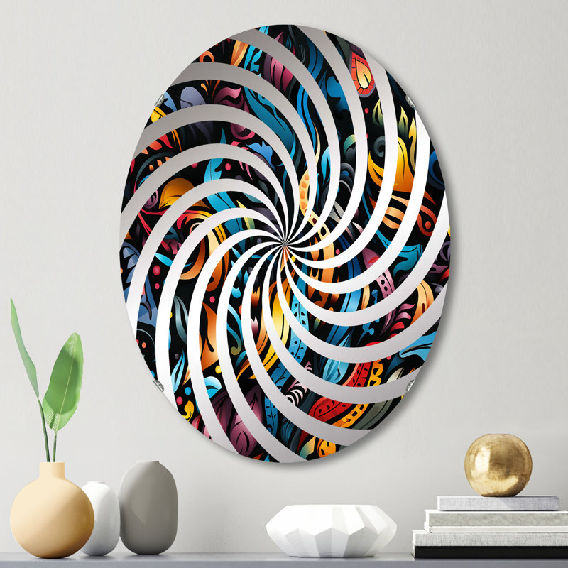 Miroir mural oval, L 20 po x H 30 po