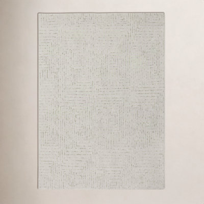 Kalise Hand-Tufted Geometric Wool Rug