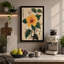Golden Hibiscus Bloom Botanical - Wrapped Canvas-654481191-654481197