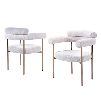 2 fauteuils de salle à manger Modern