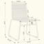 Chaise d'appoint empilable Jerome