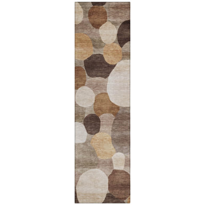 Machine Washable Indoor/Outdoor Chantille ACN2375 Geometric Rug