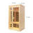 Deluxe Version Plus One Person  Far Infrared Hemlock Sauna  Room With LED Colour Lights