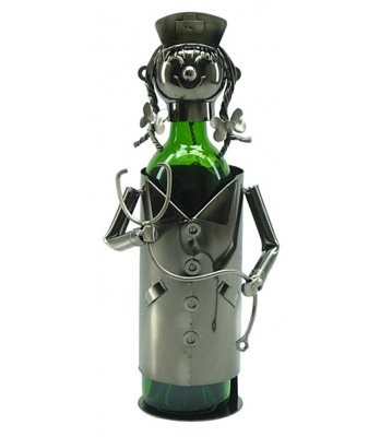 Groveson Nurse 1 Bottle Tabletop Wine Bottle Rack